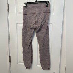 Lululemon size 8 leggings, pink stripes